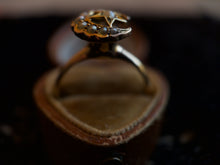 Load image into Gallery viewer, c. 1900s-1910s 10k Gold Celestial Conversion Ring