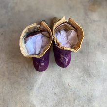 Load image into Gallery viewer, c. 1900s Purple Silk Boots | Study + Display