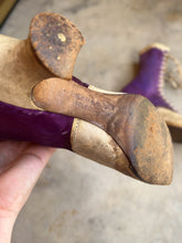 Load image into Gallery viewer, c. 1900s Purple Silk Boots | Study + Display