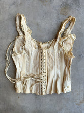 Load image into Gallery viewer, c. 1890s-1900s "Double V Waist" Front Button Corset