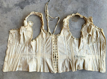 Load image into Gallery viewer, c. 1890s-1900s "Double V Waist" Front Button Corset