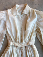 Load image into Gallery viewer, c. 1850s-1860s White Cotton Dress