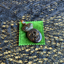 Load image into Gallery viewer, 19th c. Tortoise Shell "P" Locket