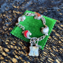 Load image into Gallery viewer, Victorian Scottish Agate Silver Bracelet