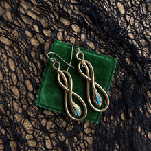 Load image into Gallery viewer, Victorian Snake Earrings