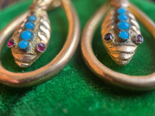 Load image into Gallery viewer, Victorian Snake Earrings