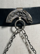 Load image into Gallery viewer, c. 1900 Cut Steel Beaded Snake Chatelaine Purse