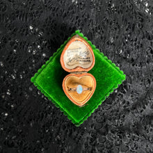 Load image into Gallery viewer, Late 19th c. 10k Gold Opal Ring | Engraved 'Flora'