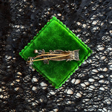Load image into Gallery viewer, Late 19th c. Intricate Filigree Silver Hand Brooch