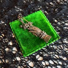 Load image into Gallery viewer, Late 19th c. Intricate Filigree Silver Hand Brooch