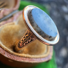 Load image into Gallery viewer, Late 19th c. 14k Gold Dendritic Agate Ring