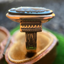 Load image into Gallery viewer, c. 1870s-1880s 12k Gold Sardonyx Cameo Ring