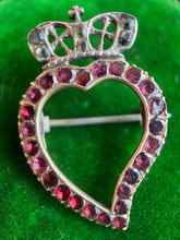 Load image into Gallery viewer, Early 19th c. Witch's Heart Brooch