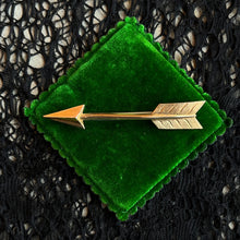 Load image into Gallery viewer, Late 19th c. Gold Filled Arrow Brooch