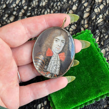 Load image into Gallery viewer, c. Late 17th - Early 18th Century Portrait Miniature Pendant