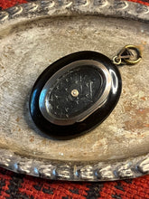 Load image into Gallery viewer, c. 1870s Seed Pearl Cross Mourning Locket