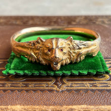 Load image into Gallery viewer, c. 1900s Gold Filled Lion Bracelet