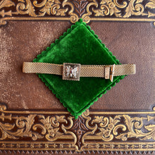 Load image into Gallery viewer, Victorian Gold Filled Moth or Butterfly Mesh Bracelet