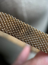Load image into Gallery viewer, Victorian Gold Filled Moth or Butterfly Mesh Bracelet