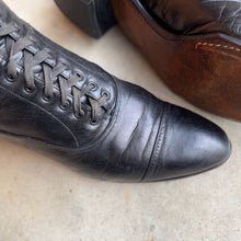 Load image into Gallery viewer, c. 1910s Black Lace Up Boots | Approx Sz 8