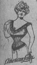 Load image into Gallery viewer, c. 1902 Pink Sateen Corset