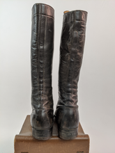 Load image into Gallery viewer, 1920s-30s Tall Black Lace Up Boots | Approx Sz 6.5-7