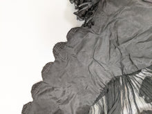 Load image into Gallery viewer, 1890s Black Chiffon Trimmed Capelet