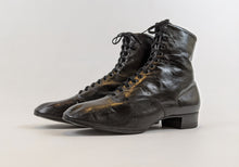 Load image into Gallery viewer, 1930s Black Lace Up Boots | Approx Sz 7-7.5