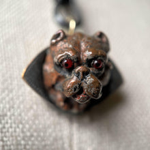 Load image into Gallery viewer, Antique "Vampire" Dog Pendant | Victorian Edwardian Jewelry