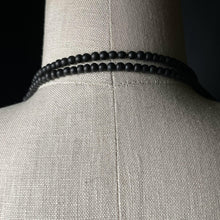 Load image into Gallery viewer, Antique Whitby Jet Necklace | Victorian Jewelry