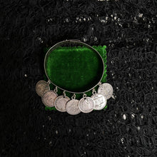 Load image into Gallery viewer, Victorian Silver Love Token Bracelet | Antique 1880s Jewelry