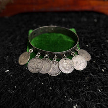Load image into Gallery viewer, Victorian Silver Love Token Bracelet | Antique 1880s Jewelry
