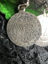 Load image into Gallery viewer, Victorian Silver Love Token Bracelet | Antique 1880s Jewelry
