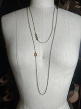 Load image into Gallery viewer, c. 1920s Silver Long Guard Chain