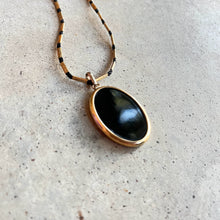 Load image into Gallery viewer, Early 20th c. Enamel Locket Necklace