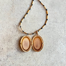 Load image into Gallery viewer, Early 20th c. Enamel Locket Necklace