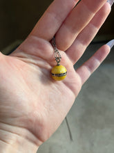 Load image into Gallery viewer, c. 1910s Guilloche Enamel Vinaigrette Necklace