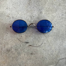 Load image into Gallery viewer, c. 1890s-1900s Cobalt Blue Sunglasses