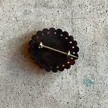 Load image into Gallery viewer, c. 1860s-1880s Pique Tortoise Shell Brooch