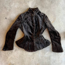 Load image into Gallery viewer, c. 1890s Faux Seal Plush Jacket