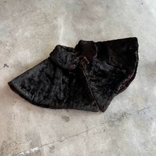 Load image into Gallery viewer, c. 1890s Faux Seal Plush Capelet