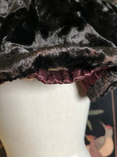 Load image into Gallery viewer, c. 1890s Faux Seal Plush Capelet
