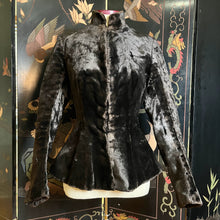 Load image into Gallery viewer, c. 1890s Faux Seal Plush Jacket