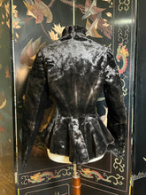 Load image into Gallery viewer, c. 1890s Faux Seal Plush Jacket