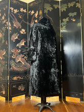 Load image into Gallery viewer, c. 1910s-1920s Faux Seal Plush Coat