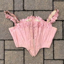 Load image into Gallery viewer, c. 1850s-1860s Pink Swiss Waist