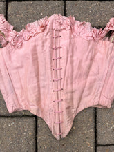 Load image into Gallery viewer, c. 1850s-1860s Pink Swiss Waist