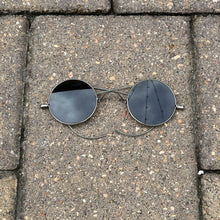 Load image into Gallery viewer, c. 1910s-1920s Smoked Glass Round Sunglasses