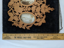 Load image into Gallery viewer, 1910s-20s Picture Frame Wall Hanging | Velvet + Wood