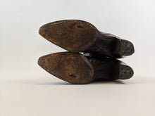 Load image into Gallery viewer, 1910s-1920s Black Lace Up Boots | Approx Sz 6-6.5
